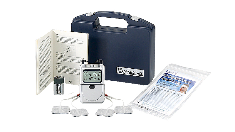 iStim EV-820 two-channel TENS Machine with 8 of electrodes for